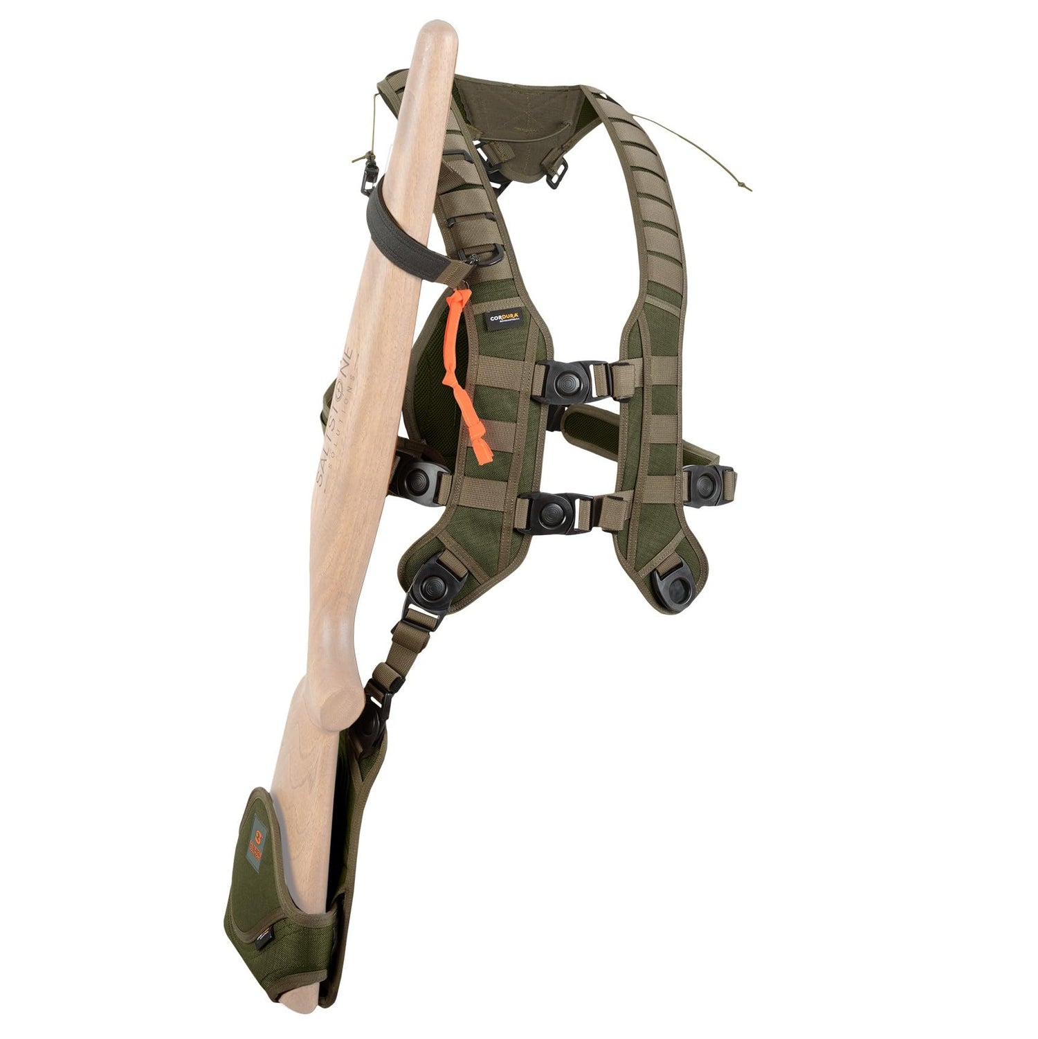 Modular Hunting Vest with Rifle Carry System - Green