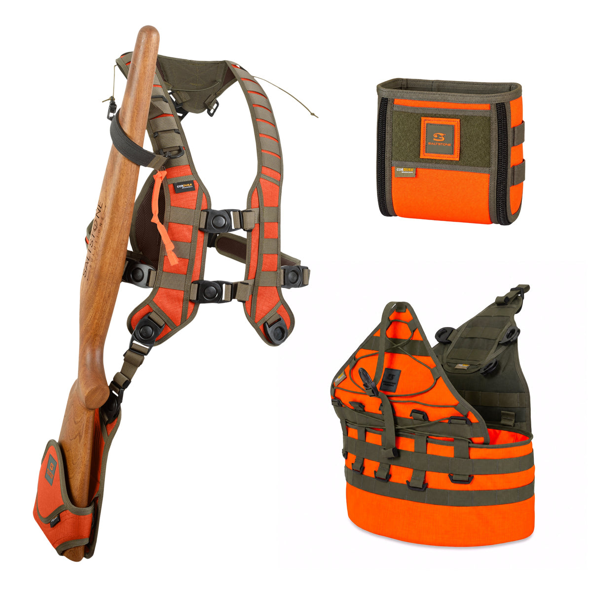 SALTSTONE Bird Bundle with INTEGRATOR vest, Game Pouch and Ammo Pouch