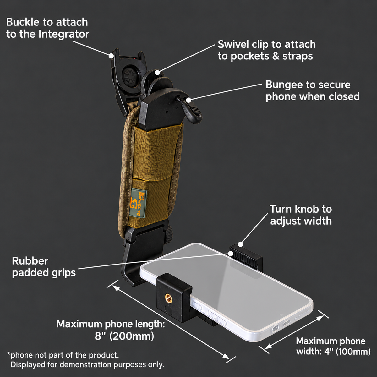 Phone Holder Accessory for the Integrator