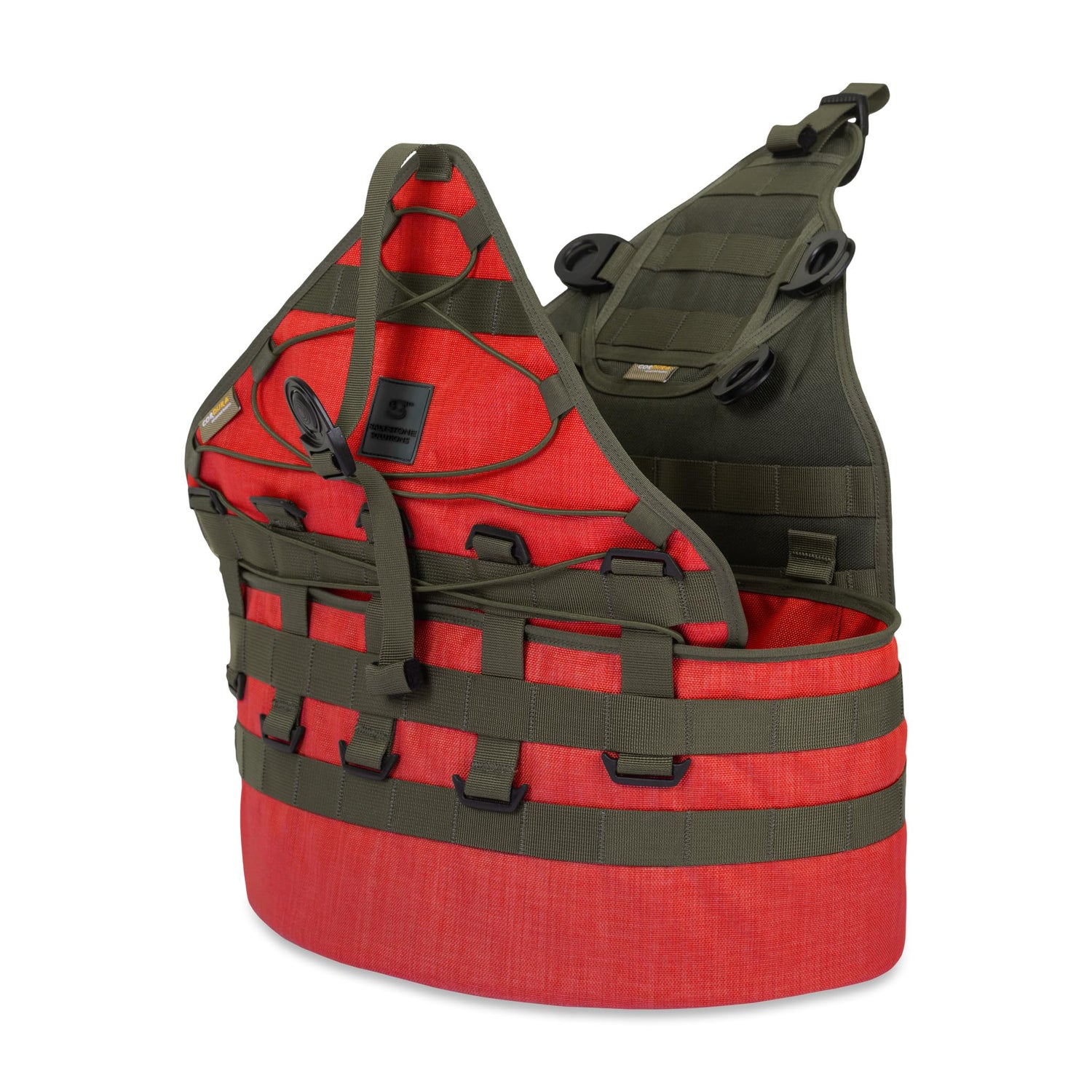 Game Pouch Add-on to carry bird, turkey, rabbit, waterfowl, upland, squirrel, quail, duck, for the Integrator Hunting Vest by Saltstone - orange