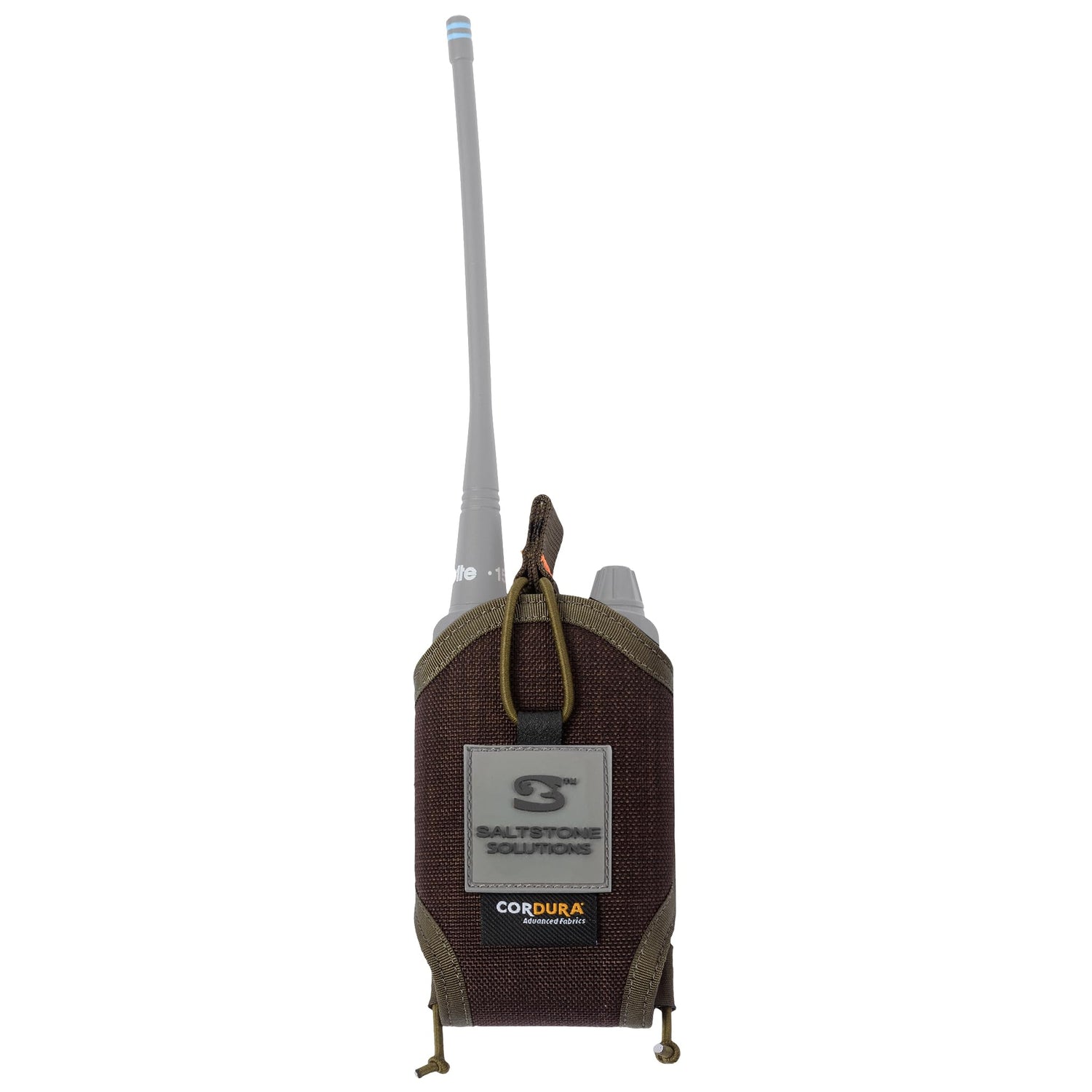 Radio Holster Walkie Talkie Case Add-on for the Integrator Hunting Vest by Saltstone - brown