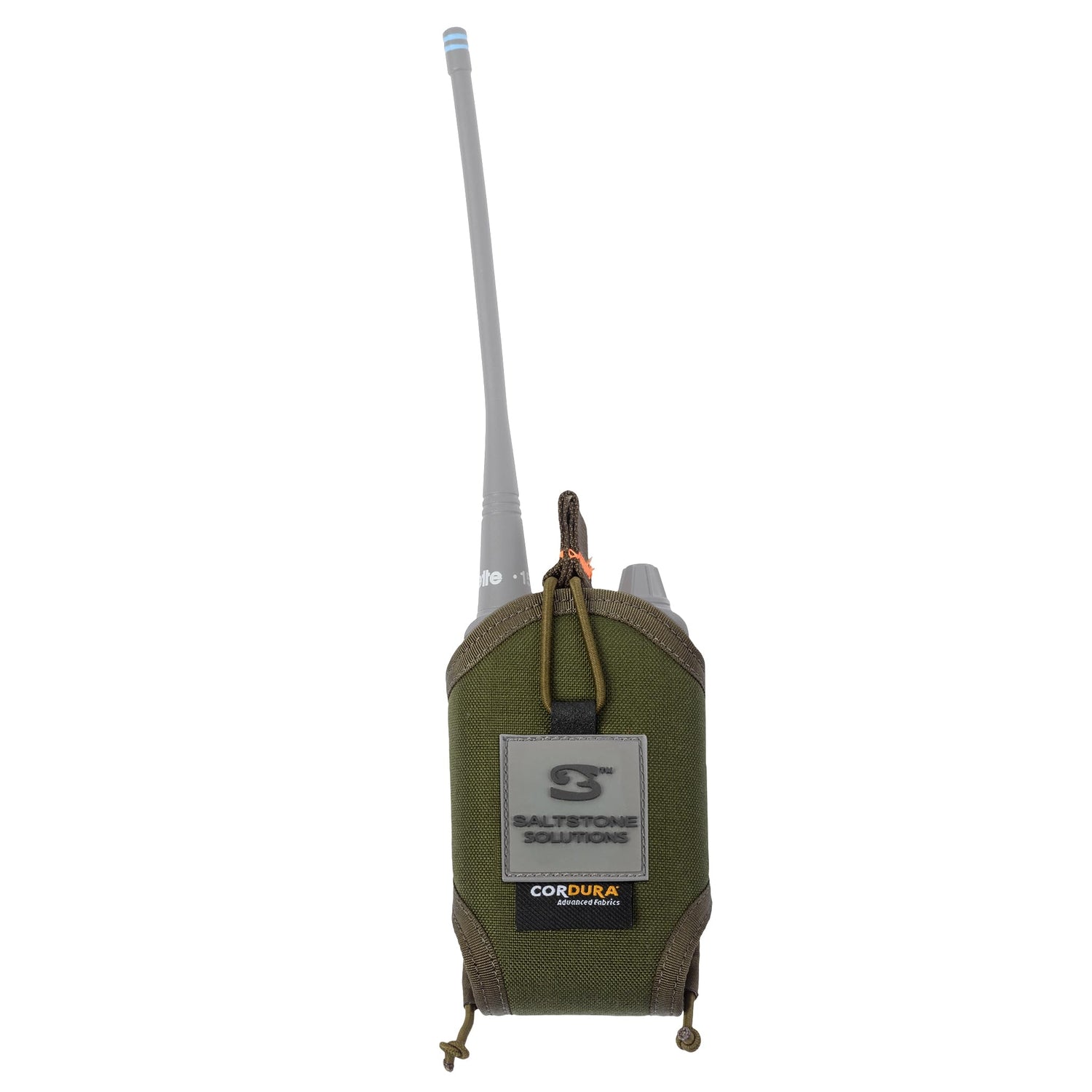Radio Holster Walkie Talkie Case Add-on for the Integrator Hunting Vest by Saltstone - green